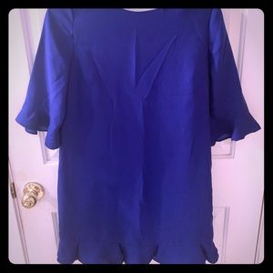 Royal Blue Ruffle Dress